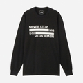L／S NEVER STOP ING Tee
