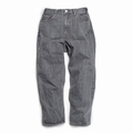 LOOSE TAPERED PANTS USED WASH