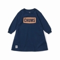 Kid’s CHUMS Logo L／S T-Dress