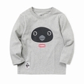 Kid’s Booby Front Face Brushed L／S T-Shirt