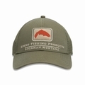 TROUT ICON TRUCKER RIFFLE GREEN